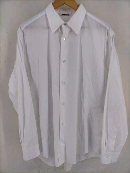 オーラリー AURALEE 22AW WASHED FINX TWILL SHIRTS メンズ JPN：4