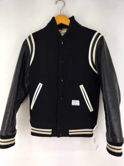 ベドウィンアンドザハートブレイカーズ BEDWIN&THE HEARTBREAKERS レザー切替 WOOL STADIUM JACKET  メンズ  表記無