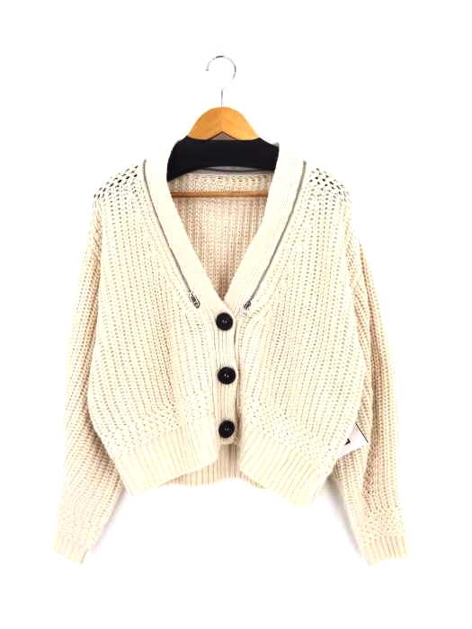 EMODA(エモダ) 20AW ジップネックプレイフルニットカーディガン レディース トップス カーディガン・ボレロ