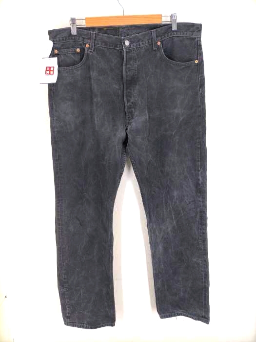 Levis(リーバイス) 00s 501 ボタン裏647 ボタンフライブラックデニムパンツ メンズ  40X34