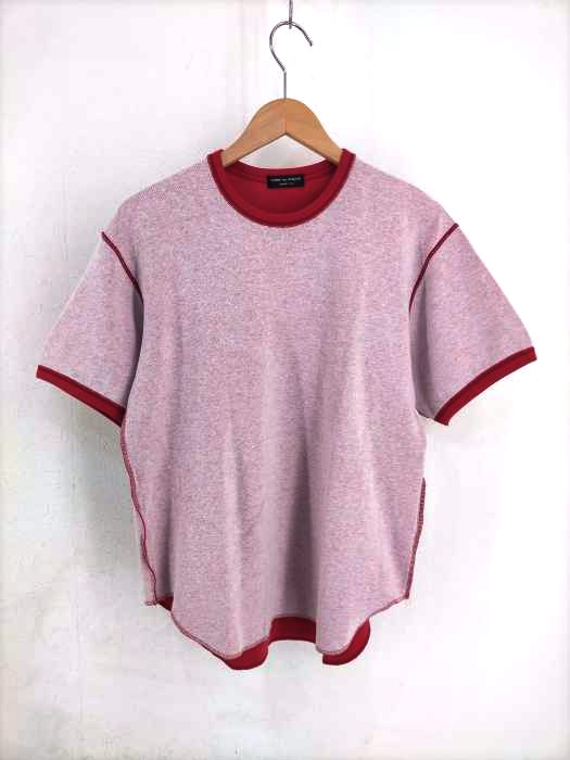 COMME des GARCONS HOMME PLUS(コムデギャルソンオムプリュス) AD2002 03SS インサイドアウトデザイン半袖Tシャツ メンズ 表記無