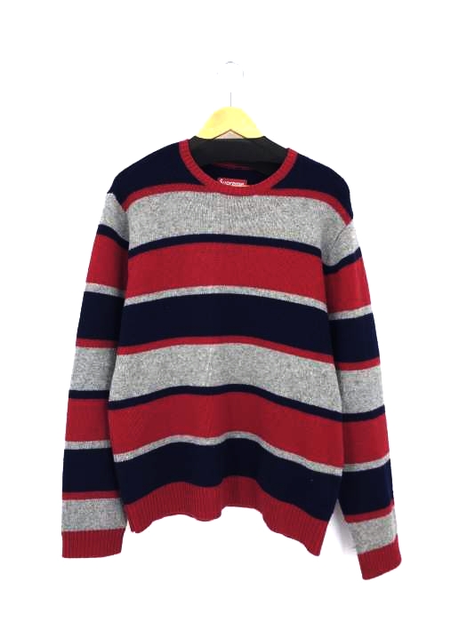 Supreme(シュプリーム) Border Sweater メンズ import：L