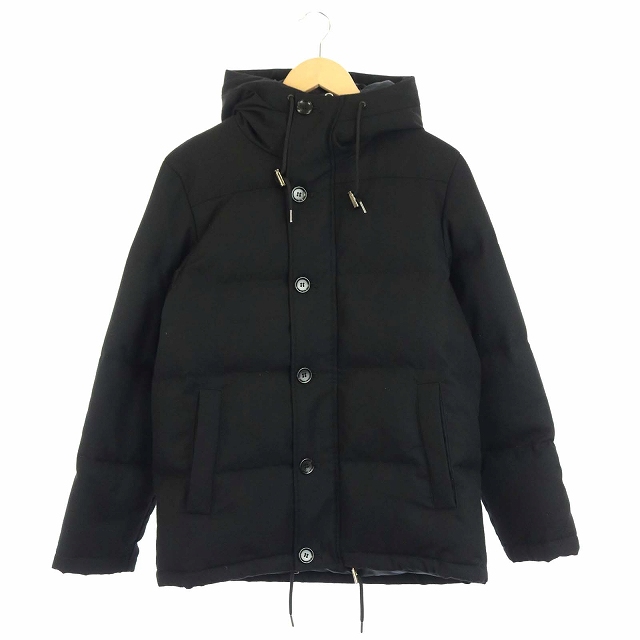 JOURNAL STANDARD(ジャーナルスタンダード) フーデッド ダウンジャケット アウター S 黒 ブラック /DF メンズ  S