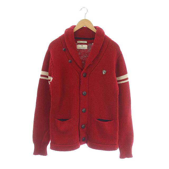 SCOTCH&SODA(スコッチアンドソーダ) スコッチ&ソーダ SCOTCH & SODA カーディガン ニット 長袖 M 赤 レッド /AO メンズ メンズ  M