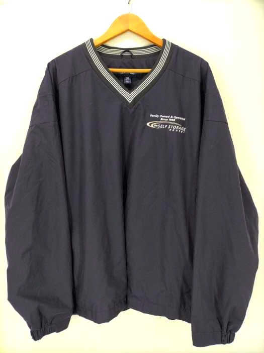 LANDS END(ランズエンド) 企業ロゴ 刺しゅう プルオーバー ビッグサイズ メンズ import：XXL