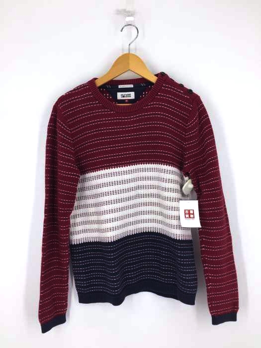 HILFIGER DENIM(ヒルフィガーデニム) トリコロールボーダーニット メンズ import：S