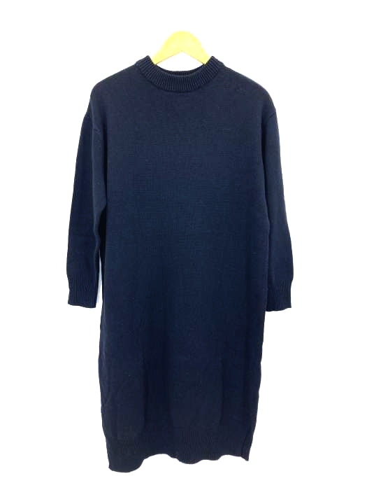 AZUL by moussy(アズールバイマウジー) SLIT KNIT LONG ONEPIECE レディース  S