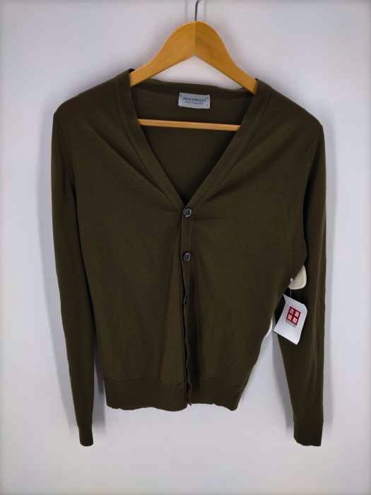JOHN SMEDLEY(ジョンスメドレー) イギリス製 ウールカーディガン メンズ JPN：S