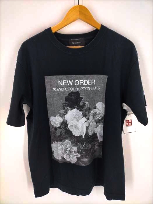 Sync. MADE BY MEDICOM TOY(シンク メイドバイメディコムトイ) {{NEW ORDER}}TEE POWER CORRUPTION & LIES メンズ JPN：XL