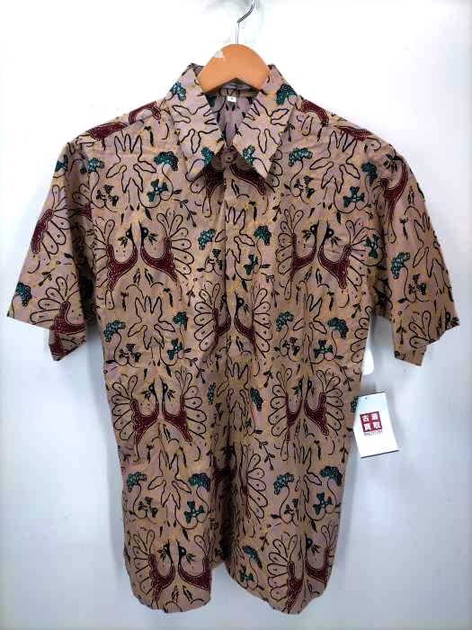 USED古着(ユーズドフルギ) OLD バティック柄半袖シャツ メンズ JPN：M