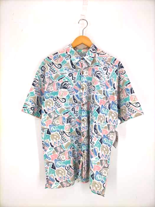 USED古着(ユーズドフルギ) APPAREL WORKSHOP 総柄 S/S シャツ メンズ import：M
