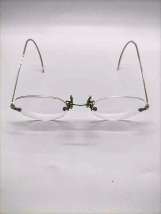 USED古着(ユーズドフルギ) 14K 巻つる式 ケーブルテンプル フレームレス眼鏡 メンズ 表記無