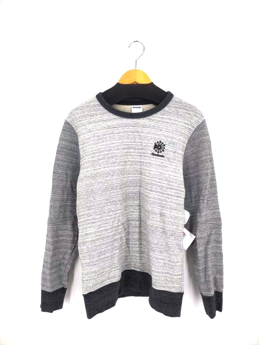 リーボッククラシック REEBOK CLASSIC 霜降りクルーネックスウェット メンズ JPN：L