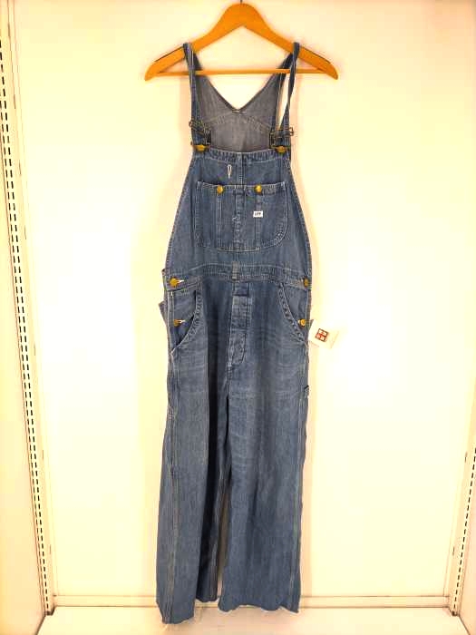 リー Lee カットオフ デニムオーバーオール メンズ  XL