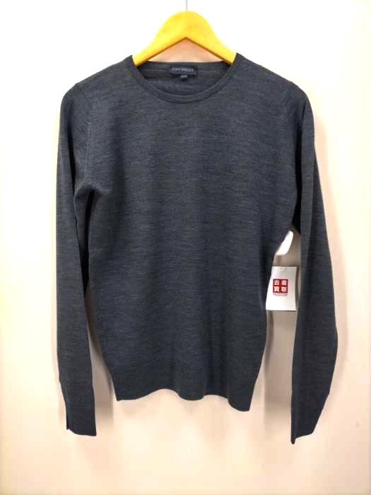 ジョンスメドレー JOHN SMEDLEY ウールハイゲージニット メンズ JPN：S