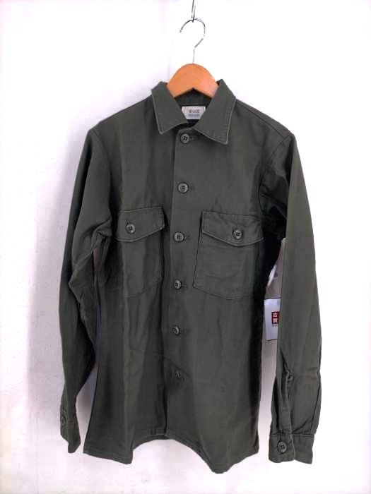 ユーエスアーミー US ARMY 76年 UTILITY SHIRT  メンズ  14 1/2 ×33