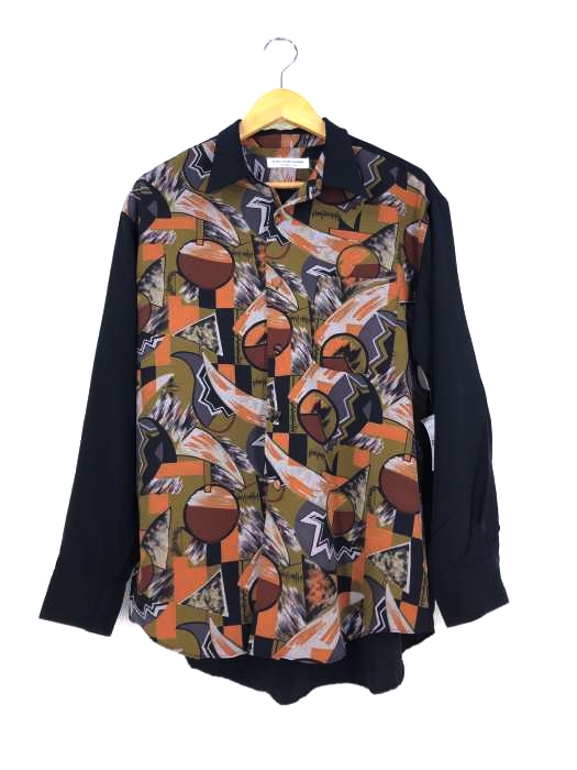 ユーズドフルギ USED古着 {{PUSH POUR HOMME}} 総柄シャツ メンズ  無