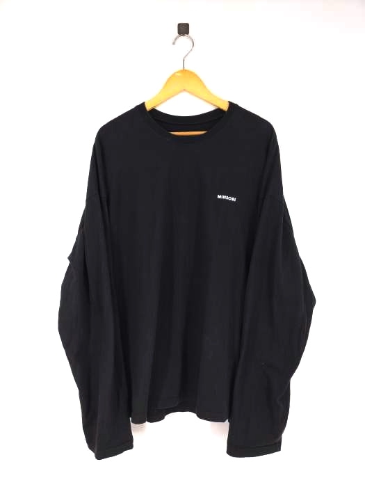 ミンソビ minsobi ロゴ入りビッグシルエットTシャツ メンズ FREE
