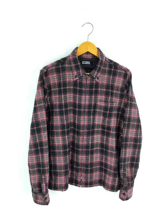 HYSTERIC GLAMOUR 　シャツジャケット ヒステリックグラマー HYSTERIC GLAMOUR ジップアップシャツ