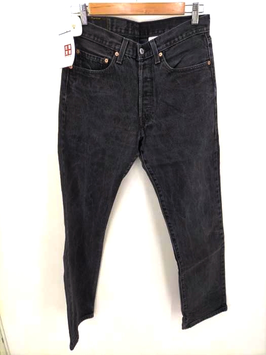 リーバイス Levis 2006年9月製 501 後染めボタンフライストレートブラックデニム メンズ  W31 L32