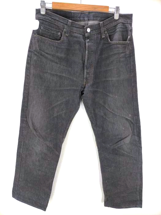 リーバイス Levis ボタンフライ ブラックデニム  メンズ 表記無