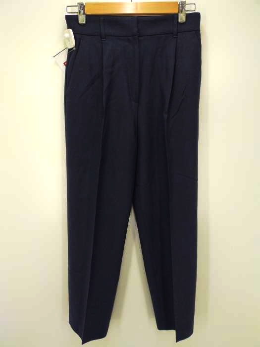 BEAMS Lights(ビームスライツ) 手洗い可能 ウール混 センタープレス パンツ レディース JPN:38