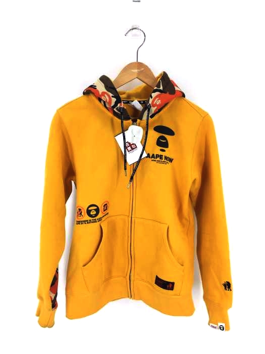 Aape BY BATHING APE(エーエイプバイアベイシングエイプ) apunvs aape hoodie ABCカモ 切替 ジップアップ メンズ JPN:S