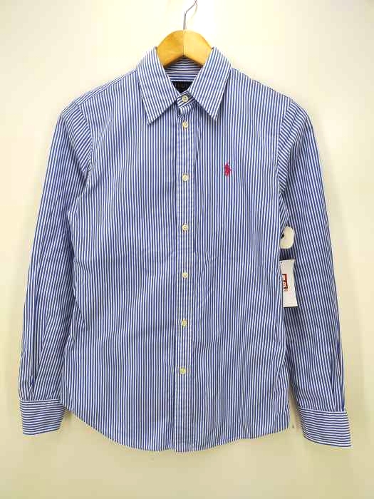 POLO RALPH LAUREN(ポロラルフローレン) スモールポニー刺繍ストライプシャツ レディース JPN：S