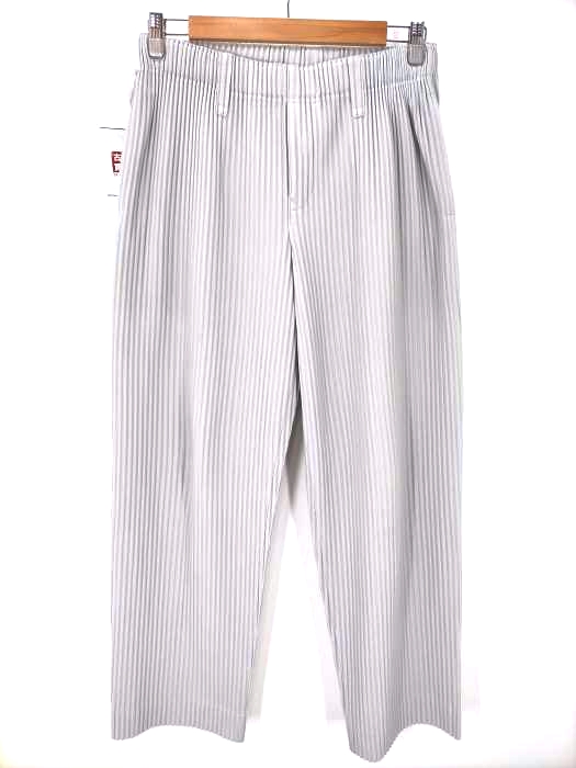 HOMME PLISSE ISSEY MIYAKE(オムプリッセ イッセイミヤケ) 20AW BASICS プリーツストレートパンツ メンズ JPN：1