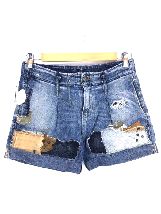 DENIM & SUPPLY RALPH LAUREN(デニムアンドサプライ ラルフローレン) 5 POCKET SHORT パッチワークデニムショーツ レディース  26