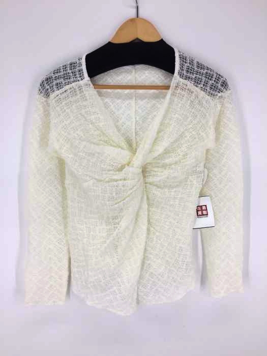 Ray BEAMS(レイビームス) レース ツイスト Vネック レディース ONE SIZE