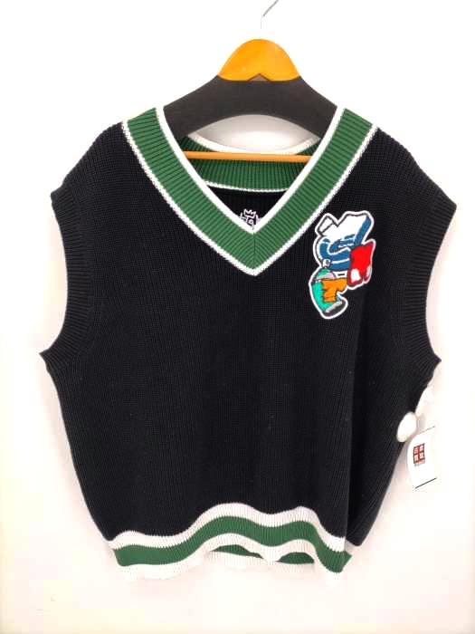 centimeter(センチメーター) wappen knit vest メンズ JPN：L