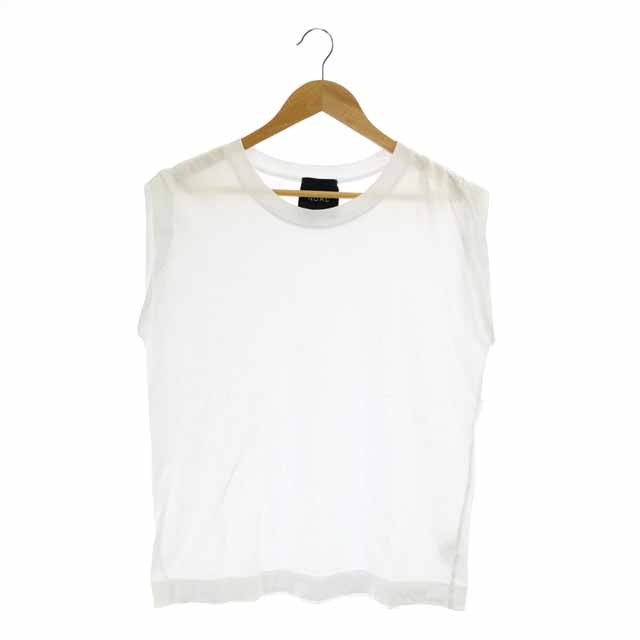 N.O.R.C(ノーク) ノーク N.O.R.C NORC ノースリーブプルオーバー カットソー Tシャツ クルーネック コットン 2 ホワイト 白 /HS ■OS レディース レディース  2（日本サイズM相当）