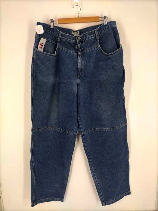 GUESS JEANS(ゲスジーンズ) 90S USA製 ウォッシュワイドデニムパンツ メンズ  42×34
