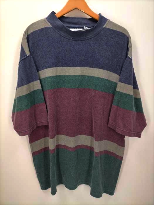 WORLD ISLAND(フルギ) クルーネック マルチカラー Tシャツ メンズ  L
