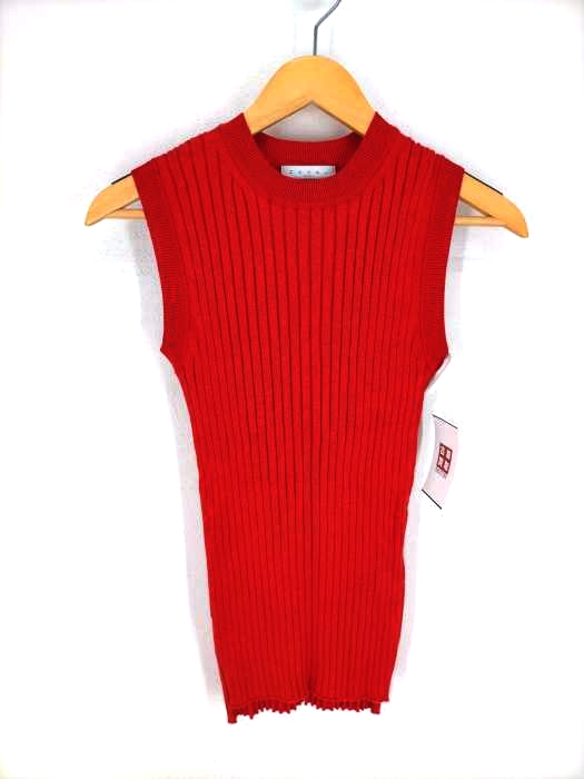 USED古着(ユーズドフルギ) {{HAVEL studio}} RIB SLEEVELESS プルオーバー レディース JPN：38