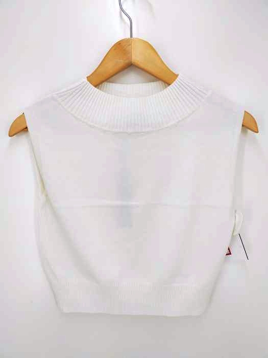 LeoryEBLOA(レオリーエブロア) シンプルショートニットTOP レディース  FREE