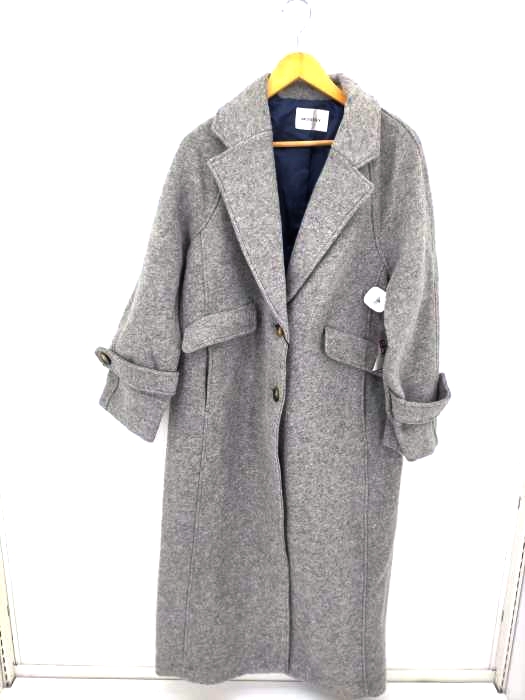 moussy(マウジー) SINGLE BREASTED WOOL COAT レディース  2