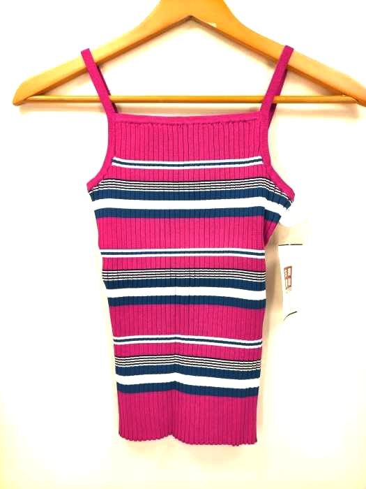 moussy(マウジー) MULTI BODER KNIT TANK レディース  FREE