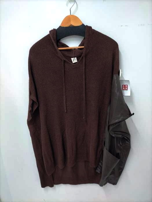 USED古着(ユーズドフルギ) {{β}}素材切替ニットパーカー レディース  9