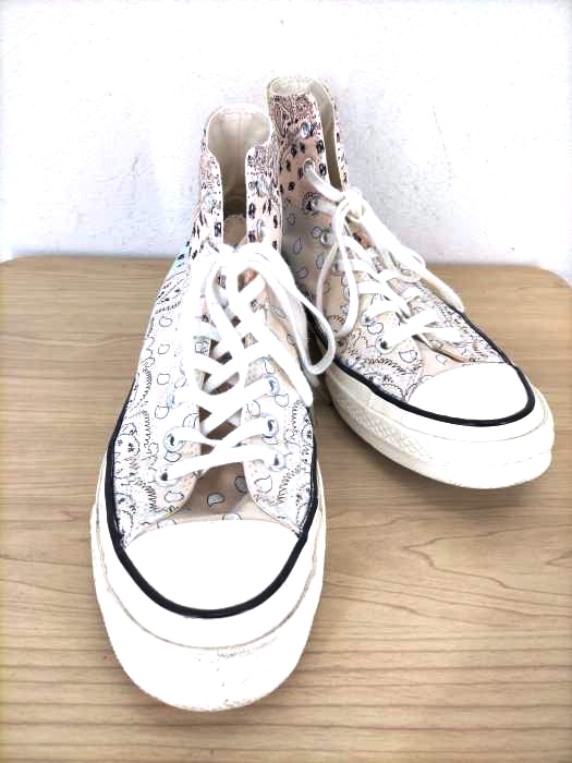コンバース CONVERSE CT70 PAISLEY NATURAL IVORY HI CUT メンズ  27cm