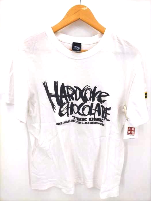 ハードコアチョコレート HARDCORE CHOCOLATE ロゴクルーナックTシャツ レディース JPN：M