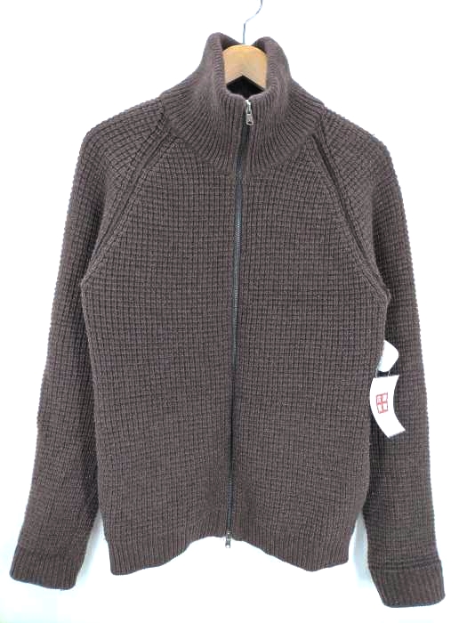 ロベルトコリーナ ROBERTO COLLINA 別注 ドライバーズニット ジップアップ メンズ JPN：46