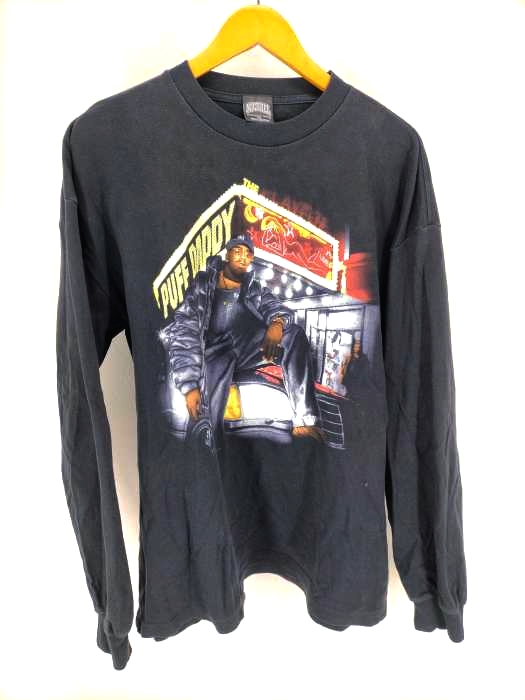 ユーズドフルギ USED古着 {{MICHAEL ATHLETIC DEPT}}PUFF DADDY ロングスリーブTシャツ メンズ JPN：XL