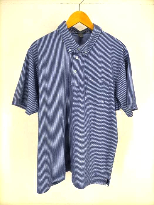 エディーバウアー Eddie Bauer ストライプ ポロシャツ メンズ JPN：XL