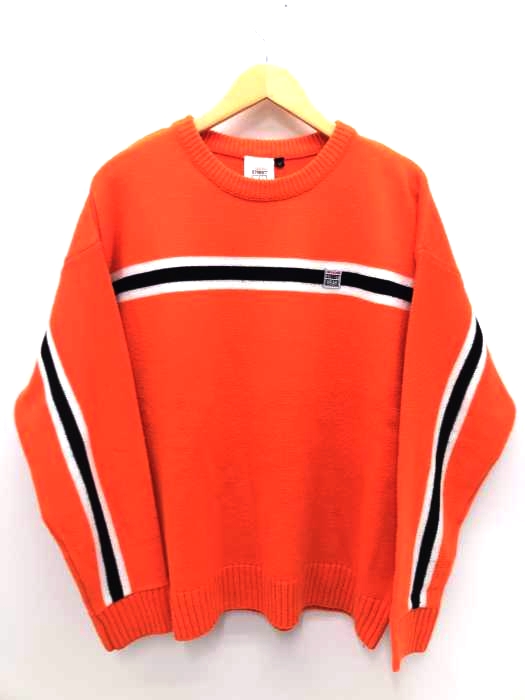 VISION STREET WEAR(ヴィジョンストリートウェア) ロゴ刺繍ニット メンズ JPN:M