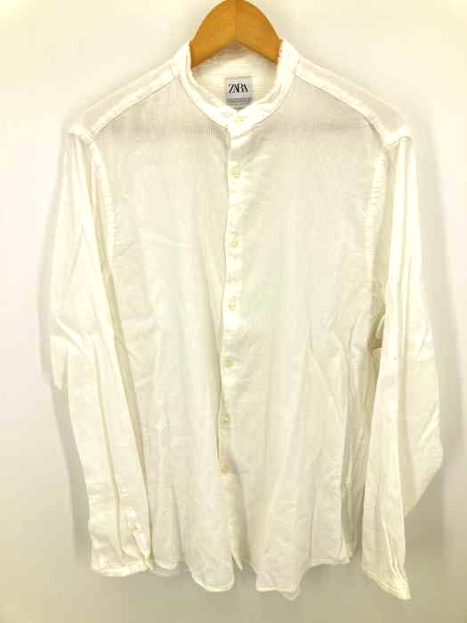 ZARA(ザラ) CREASED EFFECT RUSTIC SHIRT レディース M