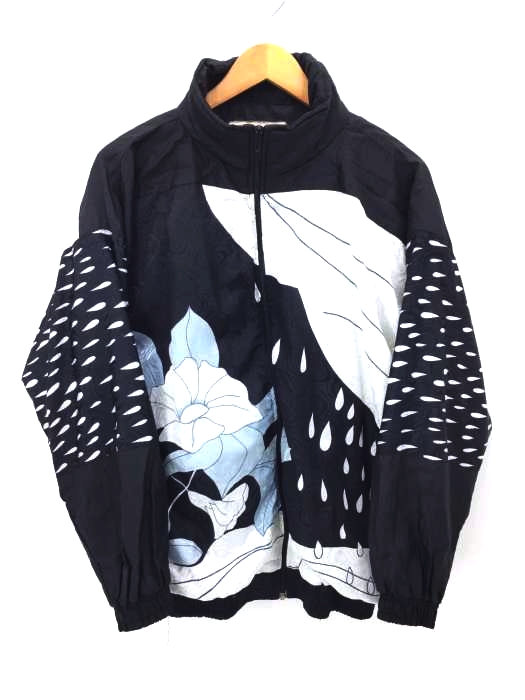USED古着(ユーズドフルギ) Resort Bay 総柄ブルゾン メンズ import:XL