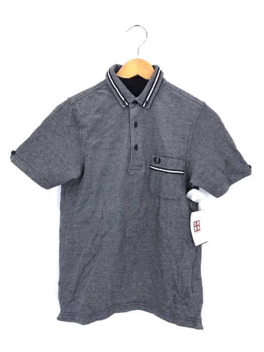 FRED PERRY(フレッドペリー) SLIM FIT ワンポイントロゴ ボタンダウンポロシャツ レディース import：S