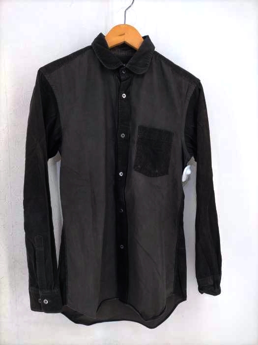 COMME des GAR?ONS HOMME DEUX(コムデギャルソンオムドゥ) AD2010 10AW パネル切替コーデュロイシャツ メンズ JPN：XS